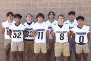 Members of the 2023 North Muskegon football team poses for a photo during a Aug. 3, 2023 media day event at Grand Haven High School. (MLive photo/Josh VanDyke).