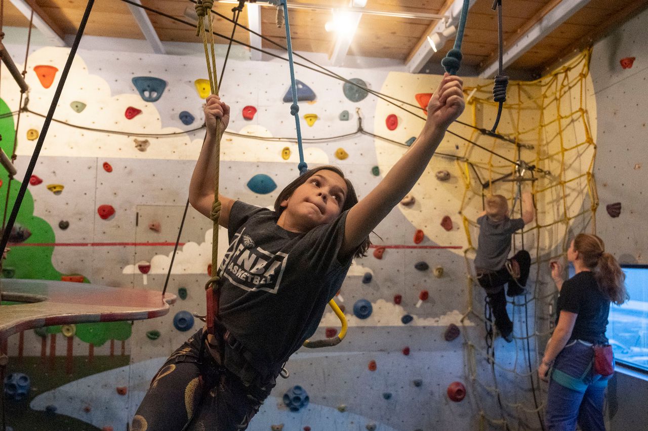 Rock Cancer group offers free climbing lessons, social hour for pediatric cancer patients and their families