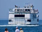 The Emerald Isle Ferry leaves from Charlevoix for Beaver Island. (Photo by Garret Ellison | MLive)
