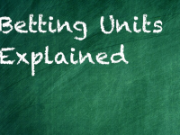 What are units in betting - Betting units explained